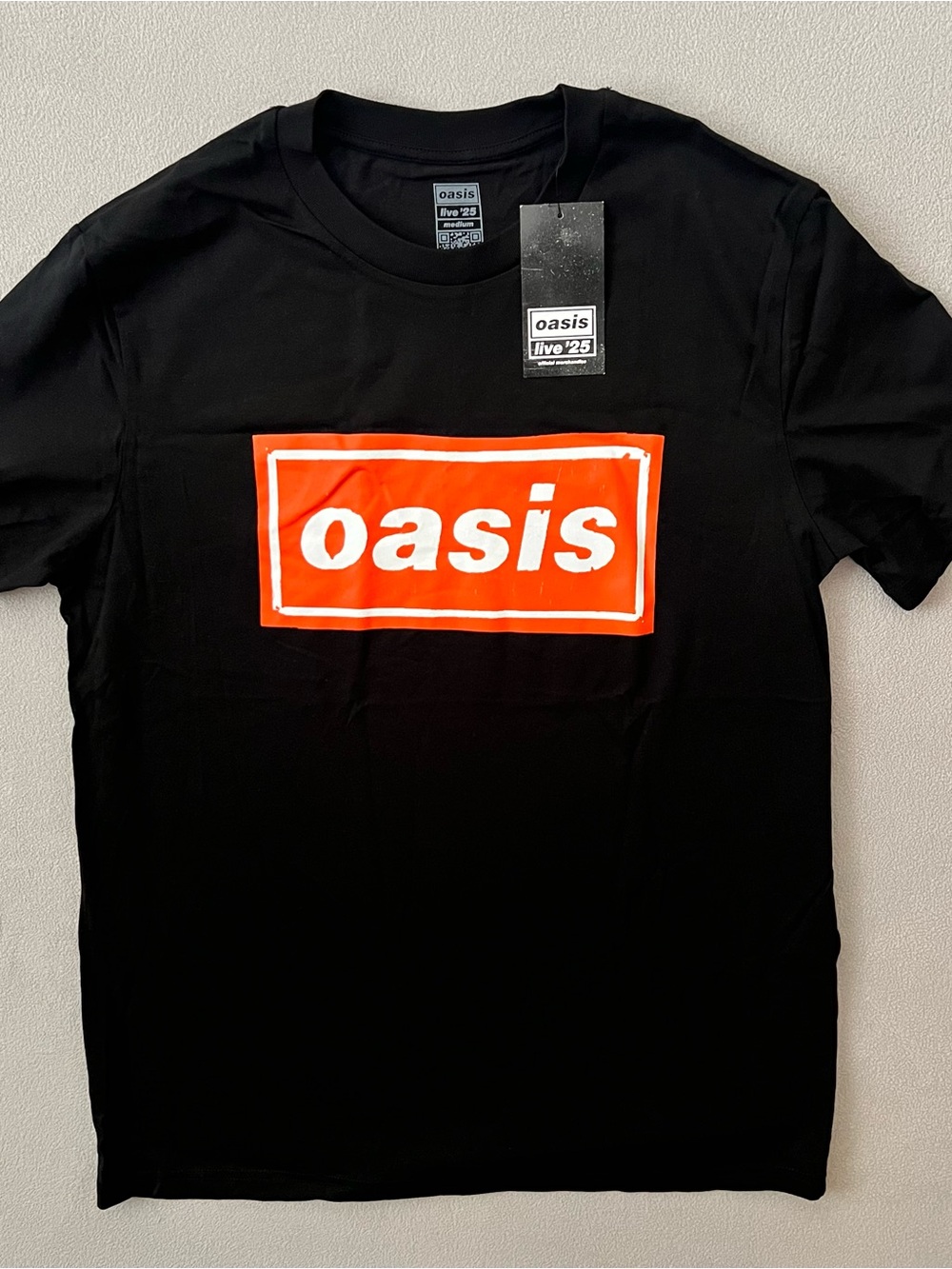 Oasis Live 25 Concert Tee - Size M